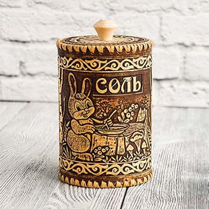Туесок для соли "Зайчик"